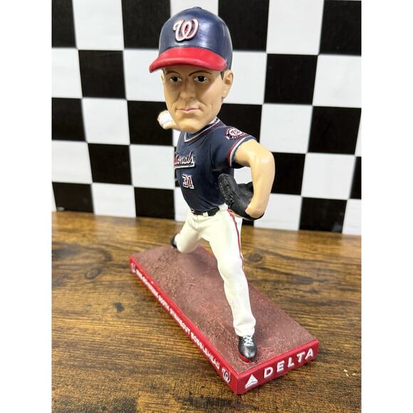 Max Scherzer Washington Nationals Bobblehead 300 Strikeouts SGA - Picture 3 of 6